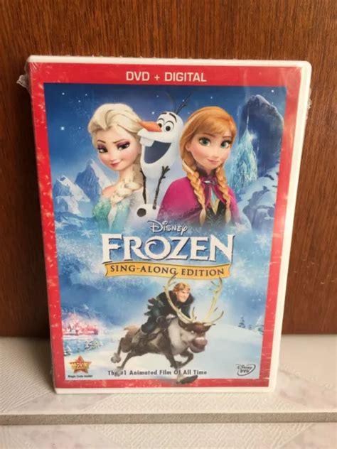 disneys frozen sing  edition dvd digital copy ana elsa olaf kristoff  picclick