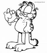 Coloring Cartoon Pages Garfield Characters Kids Cartoons Printable Color Character Boys Book Colouring Sheets Drawing Print Kid Sheet Getdrawings Found sketch template