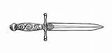 Drawing Dagger Tattoo Sword Tattoos Drawings Google Traditional Dibujos Search sketch template