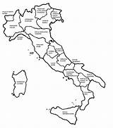 Cartina Regioni Colorare Bianca Ludik Politica Italiane Spagna Cfr Farbbilder sketch template