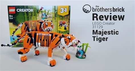 lego creator  majestic tiger nen tbb review cover