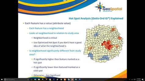 webinar recording   hot spot analysis tool  arcgis