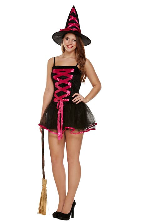 womens ladies sexy witch halloween fancy dress witch costume outfit