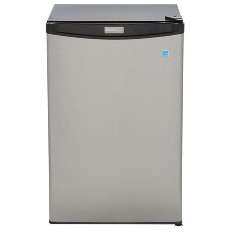Danby Designer 4 4 Cu Ft Compact Refrigerator In Spotless Steel