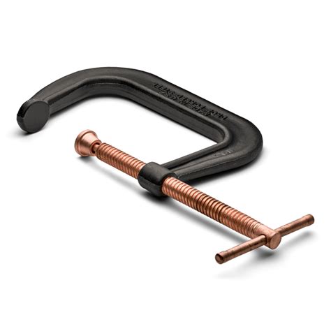 extra deep throat forged steel clamps—copper screw