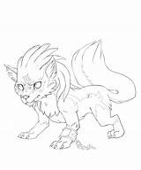 Demon Coloring Pages Wolf Colouring Twilight Adult Anime Adults Printable Fairy Color Dragon Drawings Outline Print Girl Chibi Drawing Wolves sketch template