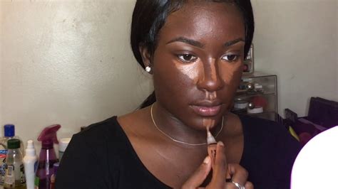 Fall Makeup Tutorial For Dark Skin Highlighting And Contouring Youtube
