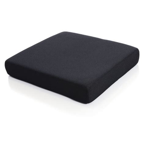milliard memory foam seat cushion chair pad 18 x 16 x 3in with