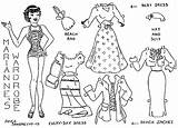 Paper 1950 Doll Dolls Joyce Marianne Aunt Elsie Members Wardrobe Sandretto Age September sketch template