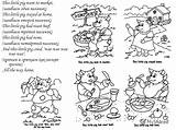 Piggy Went Coloring sketch template