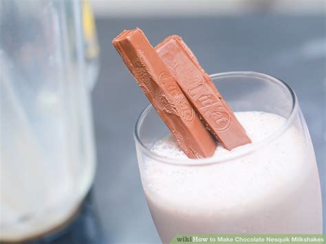 how to make chocolate nesquik milkshakes 8 steps with