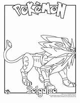 Solgaleo Woojr sketch template