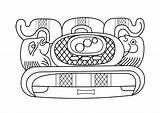 Mayan Malvorlage Kleurplaat Glyphs Disegni Educima Schulbilder Educolor Clipartkey Glyph Grote sketch template