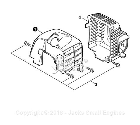 shindaiwa  sn   parts diagram  engine cover