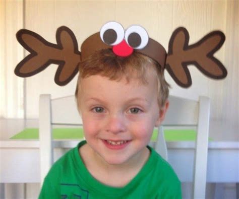 printable reindeer hat preschool christmas reindeer hat christmas