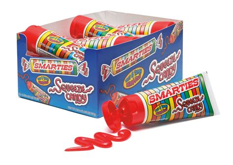 smarties squeeze candy tube ct