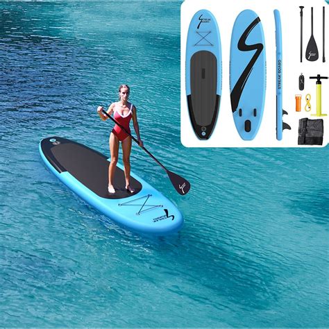 ft inflatable stand  paddle board   slip board isup