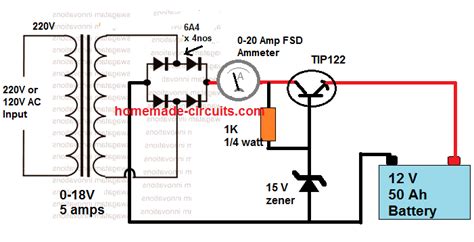 circuit diagram  battery charger