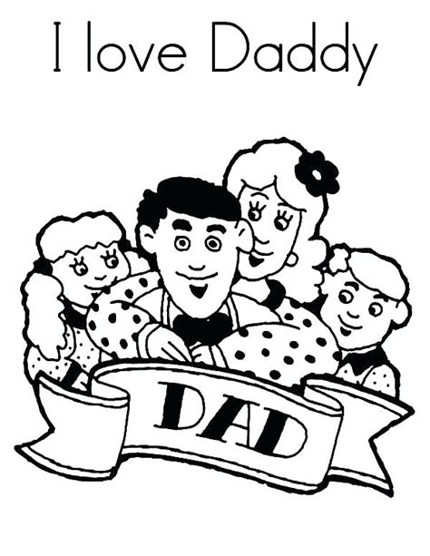 love dad coloring pages  getcoloringscom  printable