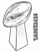 Coloring Bowl Super Pages Trophy Superbowl Football Sunday Nfl Sheets Kids Printable Sheet Color Party Parties Kid Activities Sports Crafts sketch template