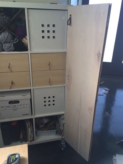 How to add doors to KALLAX Craft Cabinet - IKEA Hackers