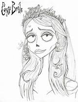 Bride Corpse Coloring Pages Burton Tim Emily Colouring Halloween Drawings Sketches Book Kunst Outline Deviantart Adult Desenhos Drawing Sketch Christmas sketch template