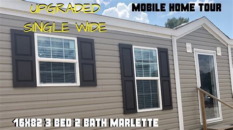 mobile home upgraded single wide   bed  bath marlette  duncan youtube