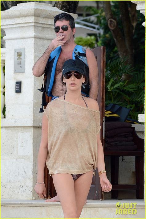 simon cowell goes shirtless while vacationing in barbados