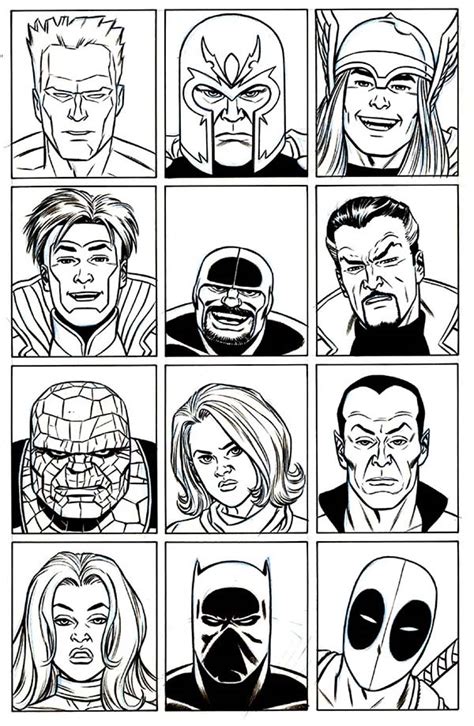 picture  super hero squad coloring page netart