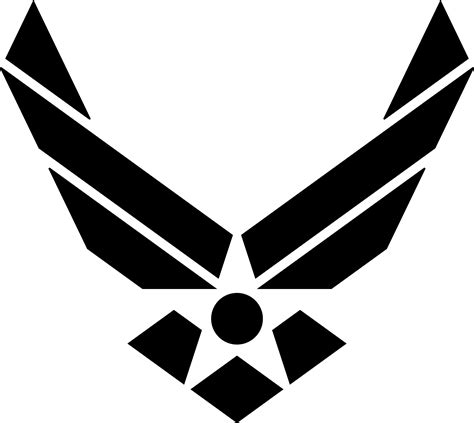 air force symbol black