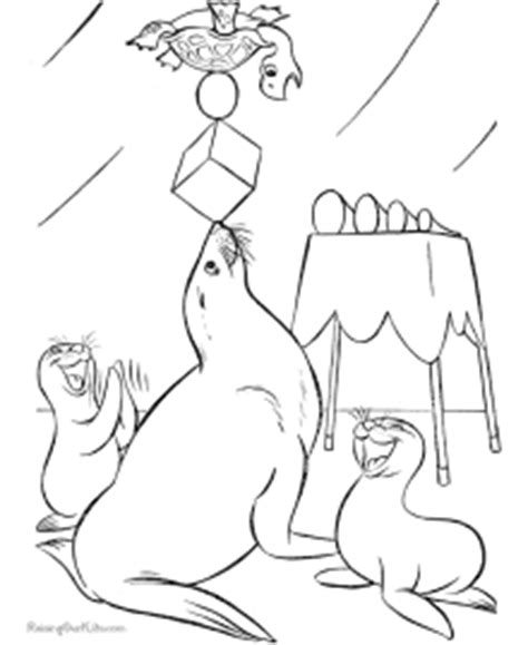 circus coloring sheets  pictures