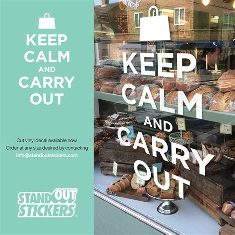 calm  carry  decal standout stickers blog