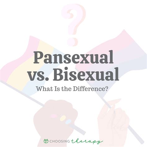 differences between pansexual and bisexual