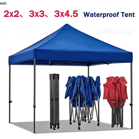 tent retractable tent complete set black post waterproof big tent