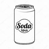 Soda Vector Clipart Drawing Icon Coloring Beer Simple Sketch Pages Colouring Illustration Template Style Drawings Paintingvalley Clipground Similar sketch template