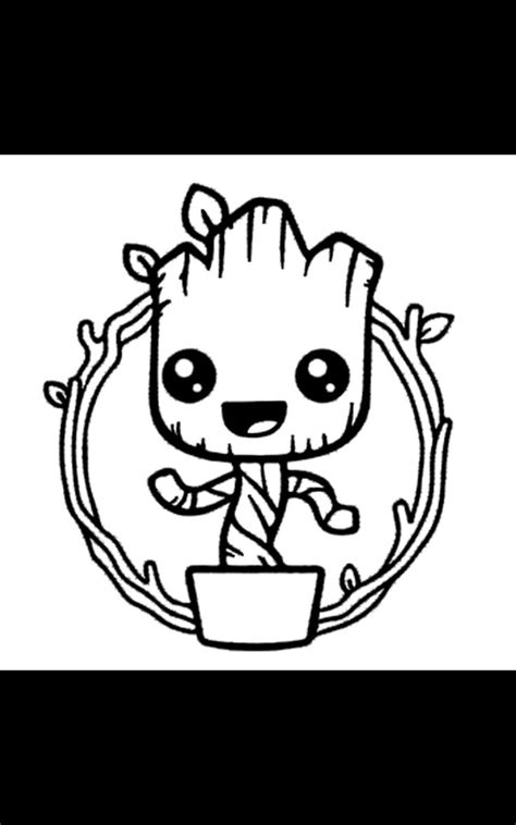 baby groot coloring page groot coloring pages baby groot