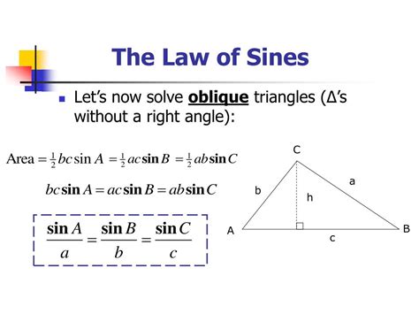 law  sines  sine formula definition formula solved