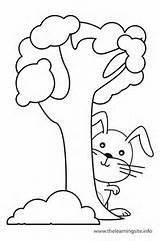 Behind Preposition Coloring Tree Clipart Outline Rabbit Colouring Pages Prepositions Clip Activity Flashcard Click 1440 Subtitles Movie Online Flashcards Over sketch template