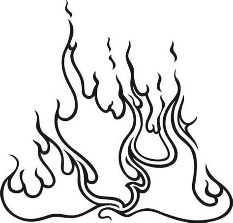fire flame coloring pages printable sketch coloring page