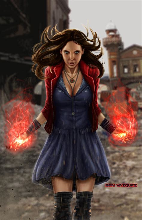 Age Of Ultron Scarlet Witch By Metaworks On Deviantart