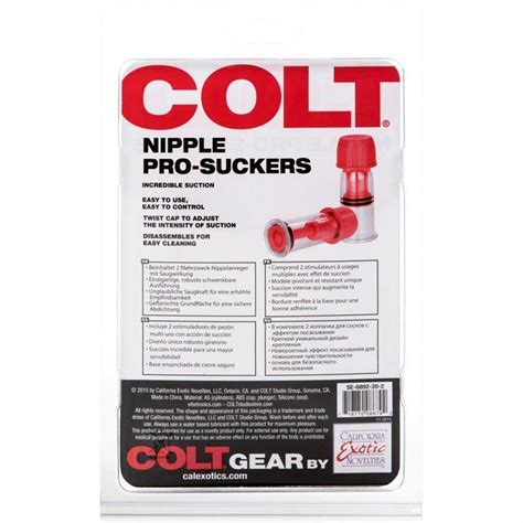 colt nipple pro suckers red sex toys and adult novelties