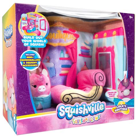 Squishville By Squishmallow Boutique Play Scene 2” Lola Soft Mini