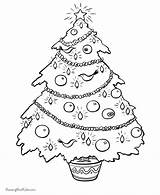 Coloring Christmas Pages Tree Printable Printing Help Print sketch template