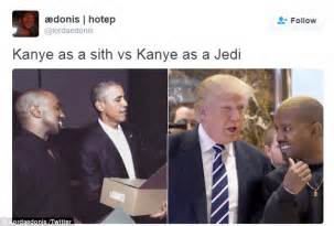 memes mock donald trumps meeting  kanye west daily mail