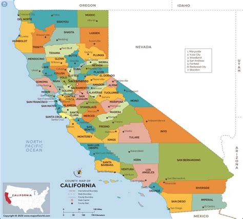 california county map california county lines