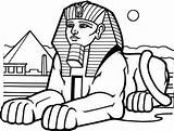Sphinx Coloring Egyptian Drawing Egypt Pages Great Children Clipartmag Wonderful sketch template