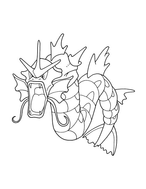 gyarados coloring pages pokemon coloring pages cartoon coloring