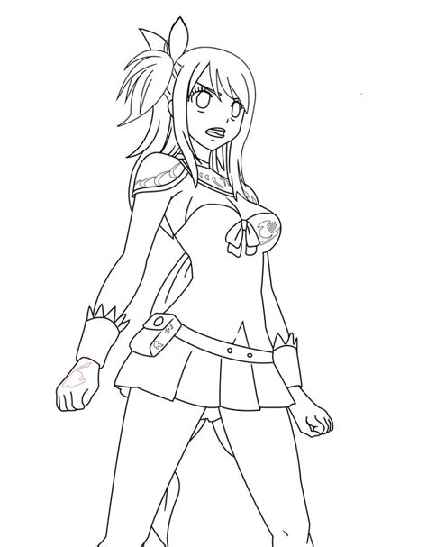 lucy heartfilia coloring pages  printable coloring pages  kids