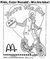 Mcdonald Ronald Coloring Pages Valentine Contest Drawing 1976 House Template Mostlypaperdolls Paper Dolls Colouring Appeared Newspapers February Getdrawings sketch template