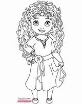 Merida Princesses sketch template